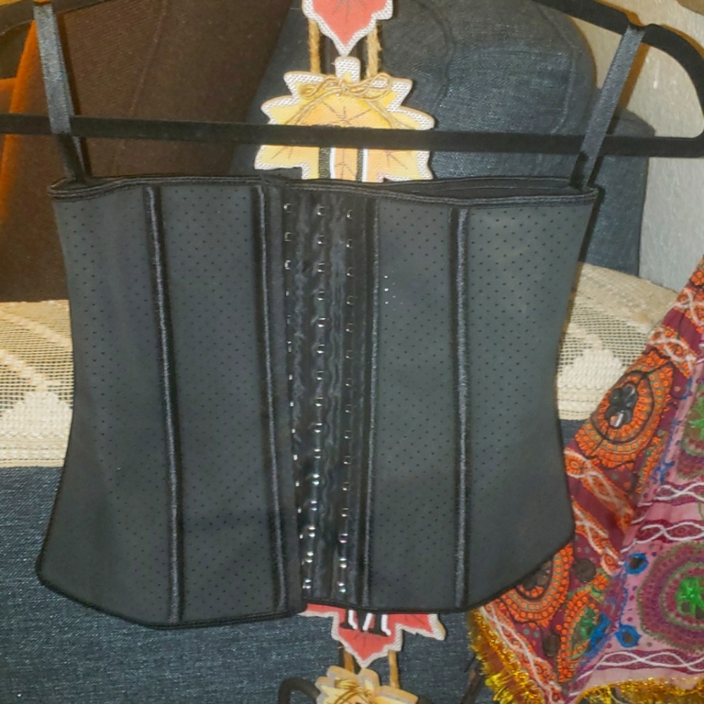 Waist training corset